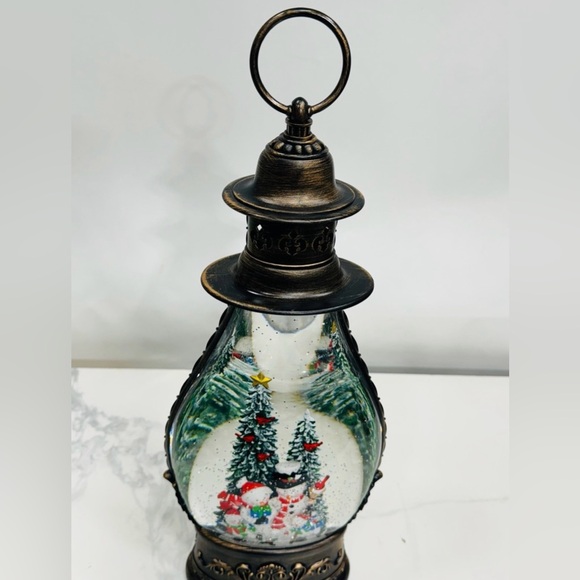 Kurt Adler Jumbo 20” Showman Holiday Glitter Lantern with LED Light New - Picture 4 of 5